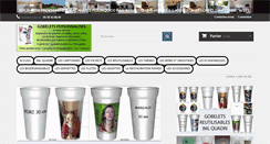 Desktop Screenshot of gobelets-personnalises.fr